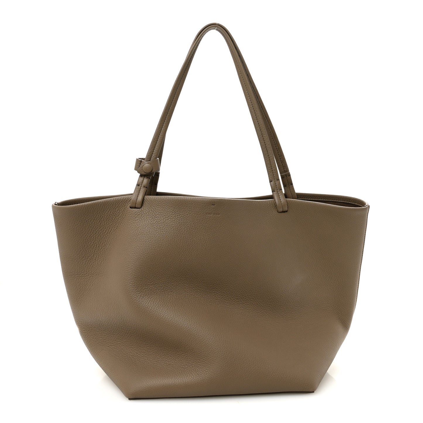 Grained Calfskin Park Tote Three Elephant