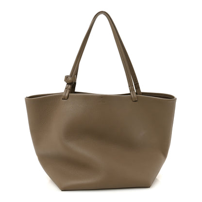 The Row Grained Calfskin Park Tote Three Elephant 1 of 10