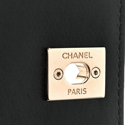 Chanel Lambskin Quilted Mini Trendy CC Wallet On Chain WOC Black 8 of 14