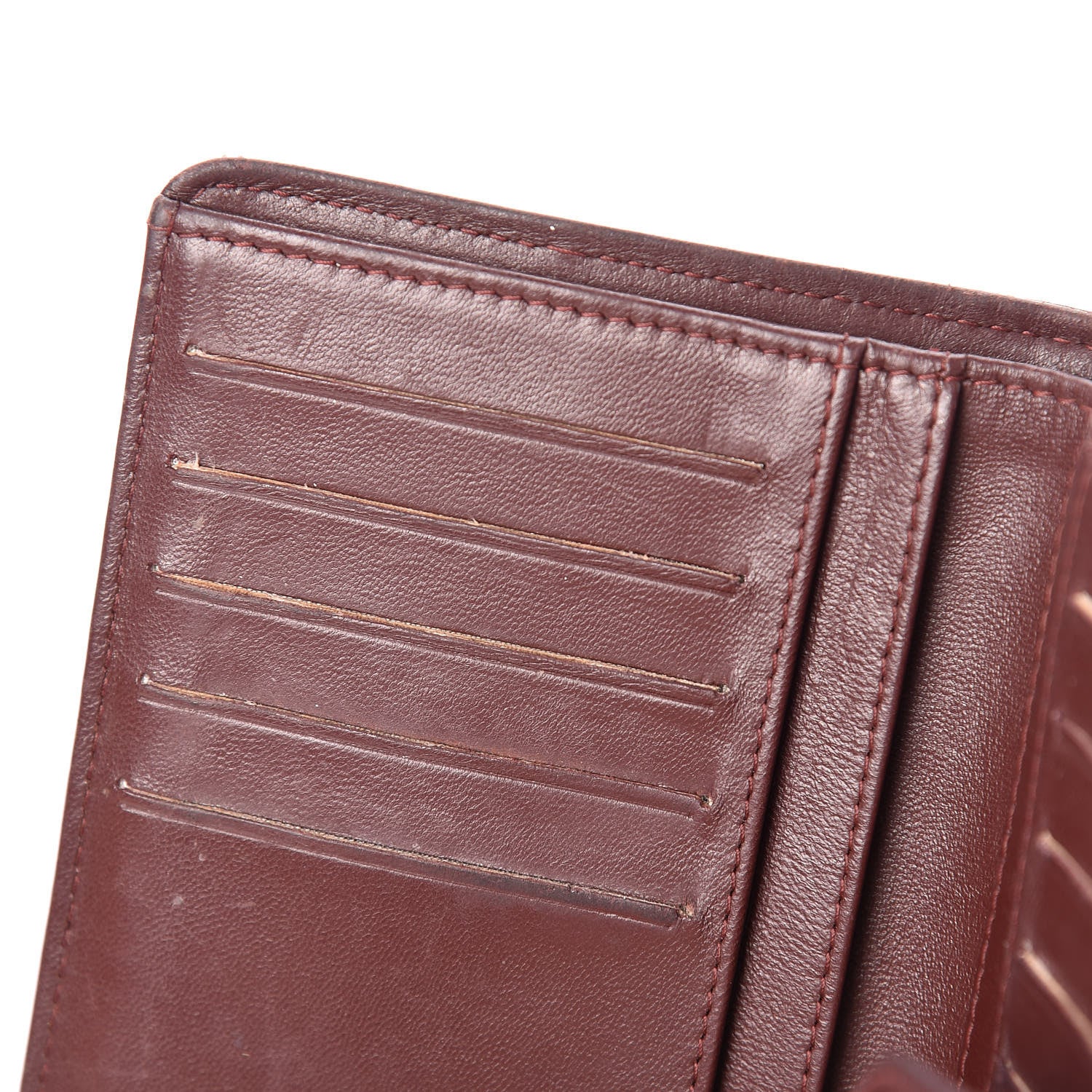 Chanel Lambskin Quilted Boy Zipped Pocket Wallet Burgundy 12 of 13