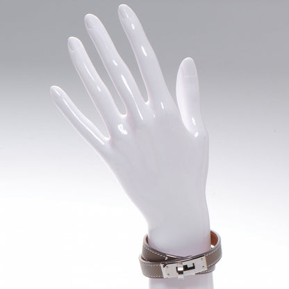 Hermes Chamonix Kelly Double Tour Bracelet Small Etoupe 2 of 5