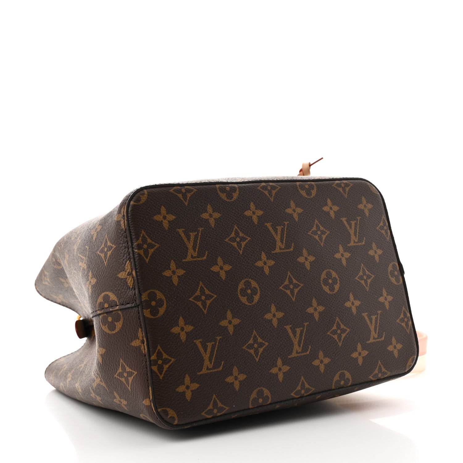 Louis Vuitton Monogram Braided Neonoe MM Peach Cream 4 of 12