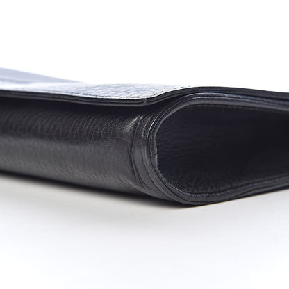 Gucci Pebbled Calfskin Medium Soho Clutch Black 11 of 12
