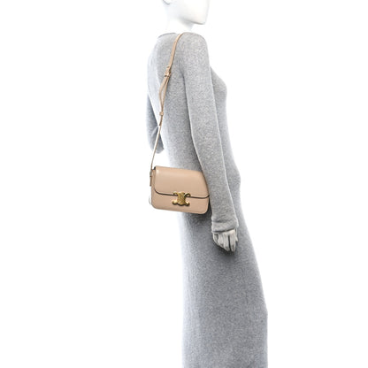 Celine Shiny Calfskin Teen Triomphe Nude 2 of 9