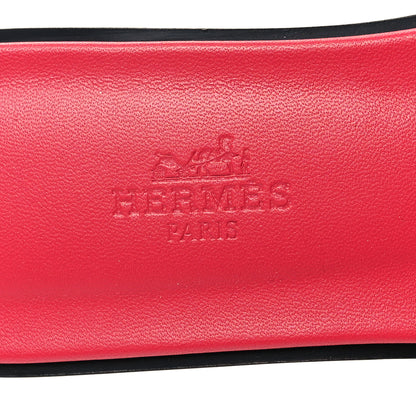 Hermes Suede Goatskin Oran Sandals 36.5 Rose Rouge Marsala 8 of 9