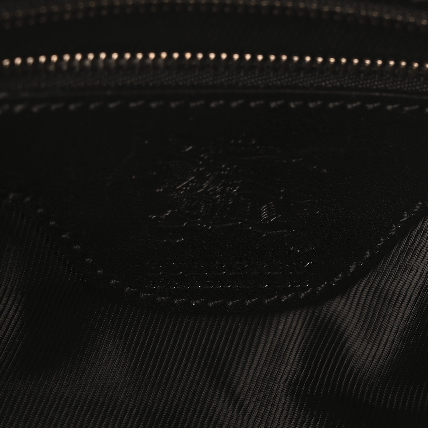 Prorsum Calfskin Studded Knight Satchel Black