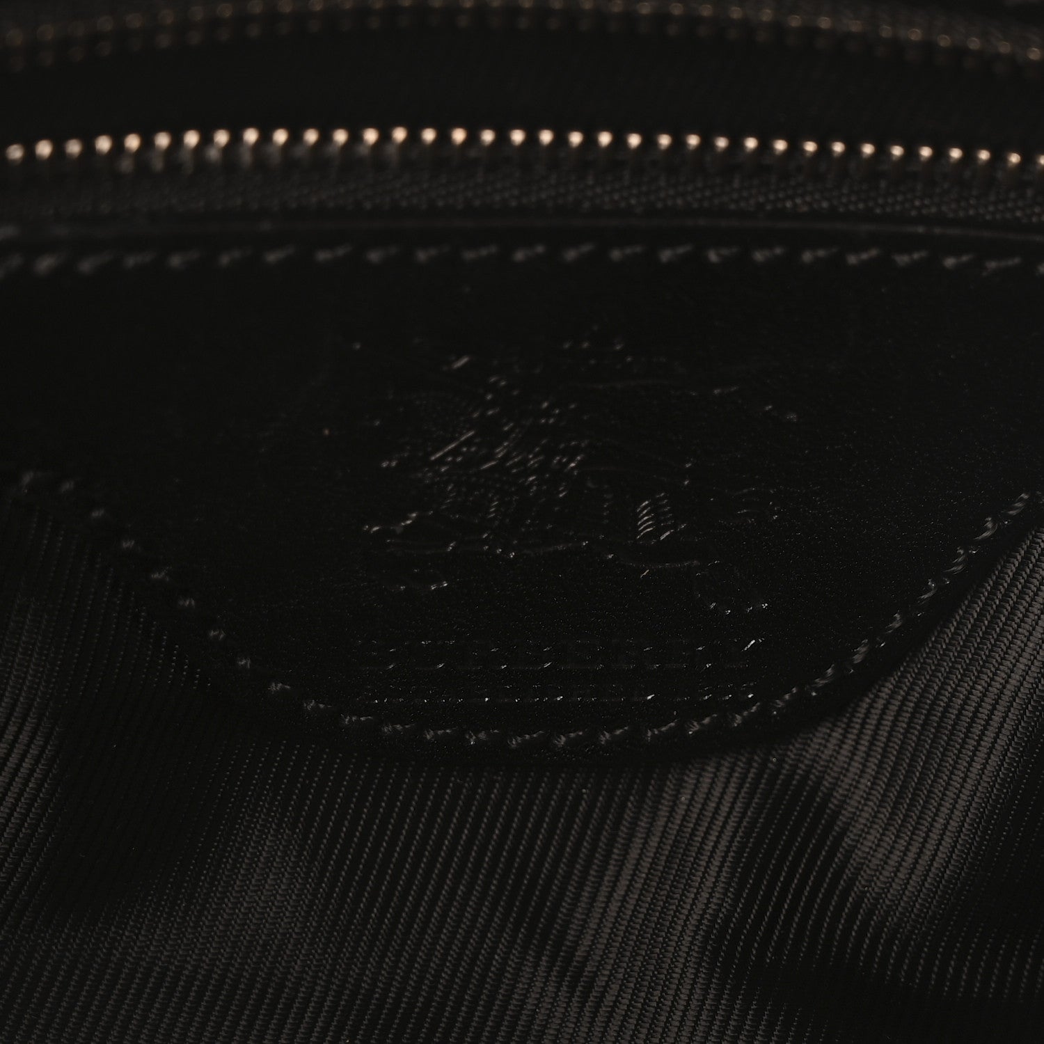 Burberry Prorsum Calfskin Studded Knight Satchel Black 6 of 11