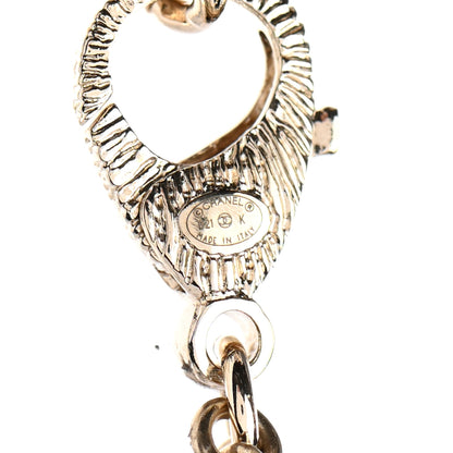 Chanel Pearl Crystal Lambskin CC Choker Gold Black 5 of 5