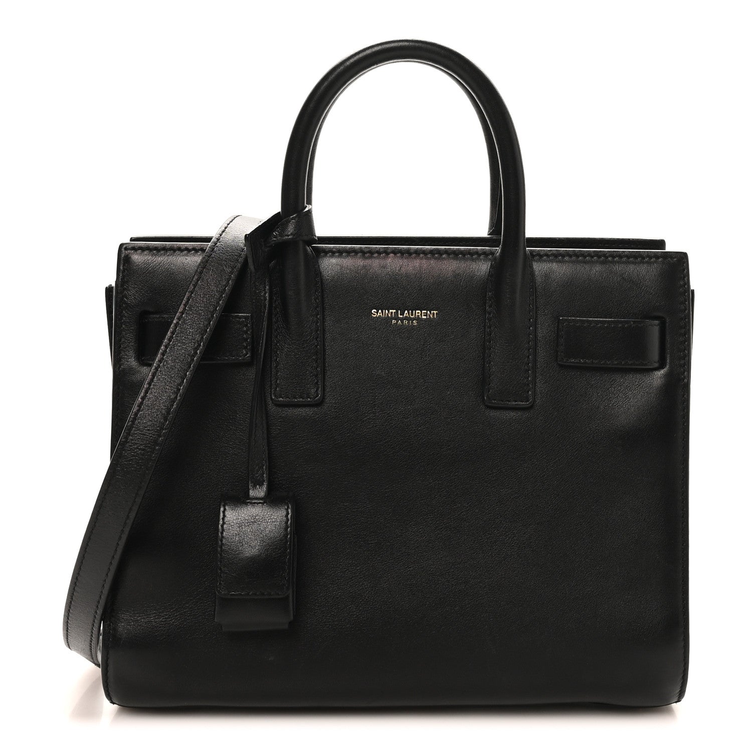 Saint Laurent Calfskin Nano Sac De Jour Black 1 of 10