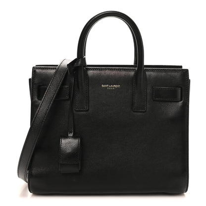 Saint Laurent Calfskin Nano Sac De Jour Black 1 of 10