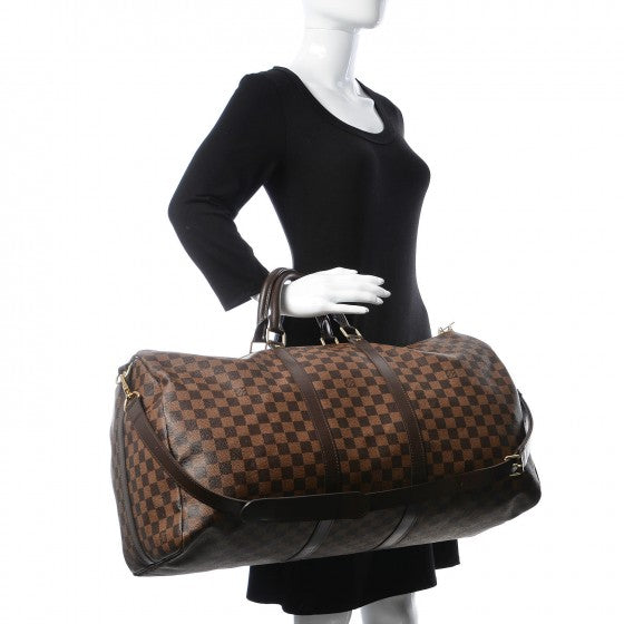 Damier Ebene Keepall Bandouliere 55