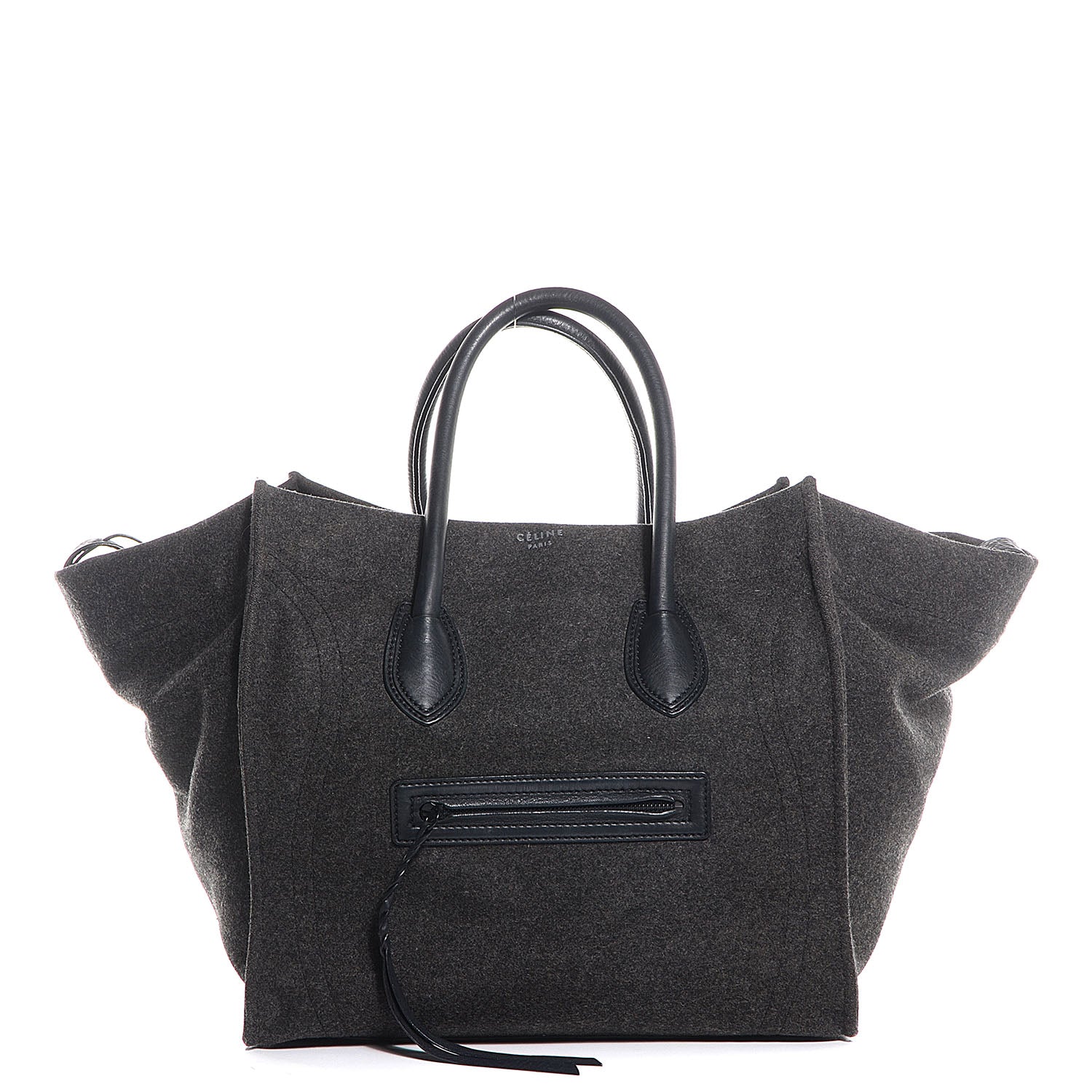 Celine Felt Medium Phantom Luggage Grey 1 of 7