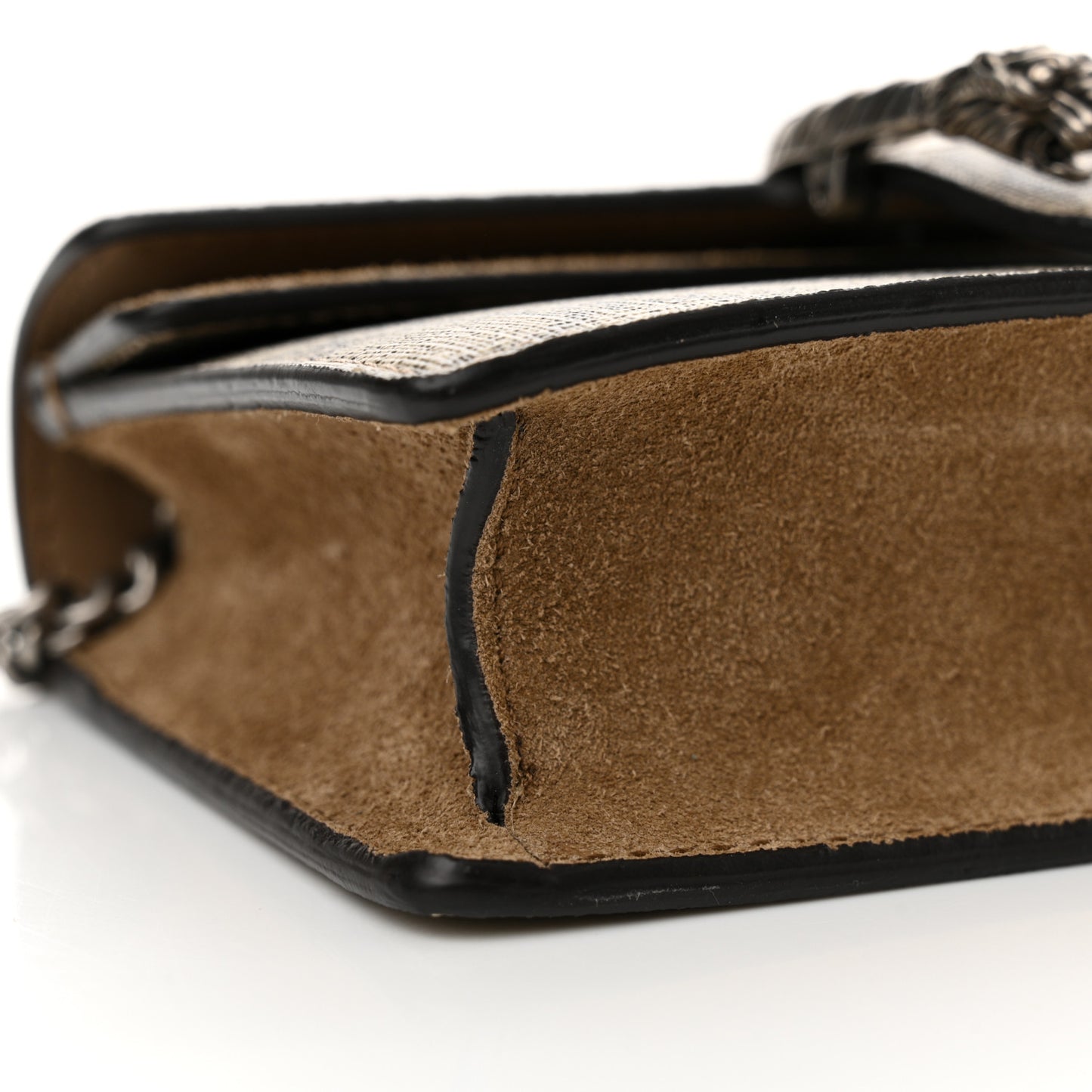 GG Supreme Monogram Super Mini Dionysus Shoulder Bag Taupe