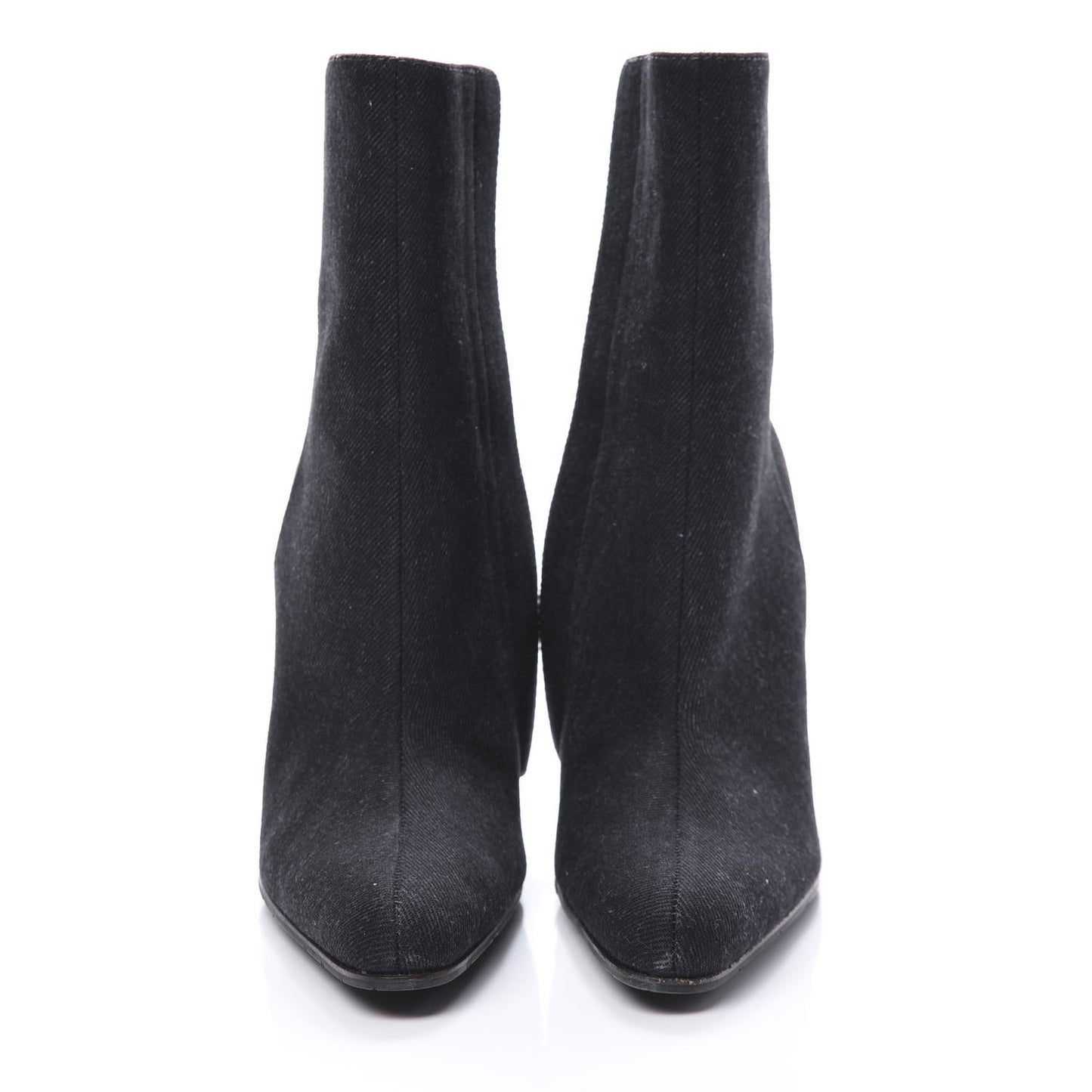 Denim Ankle Boots 38.5 Black