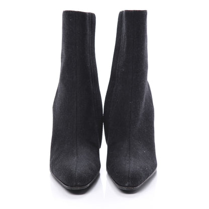 Balenciaga Denim Ankle Boots 38.5 Black 2 of 12