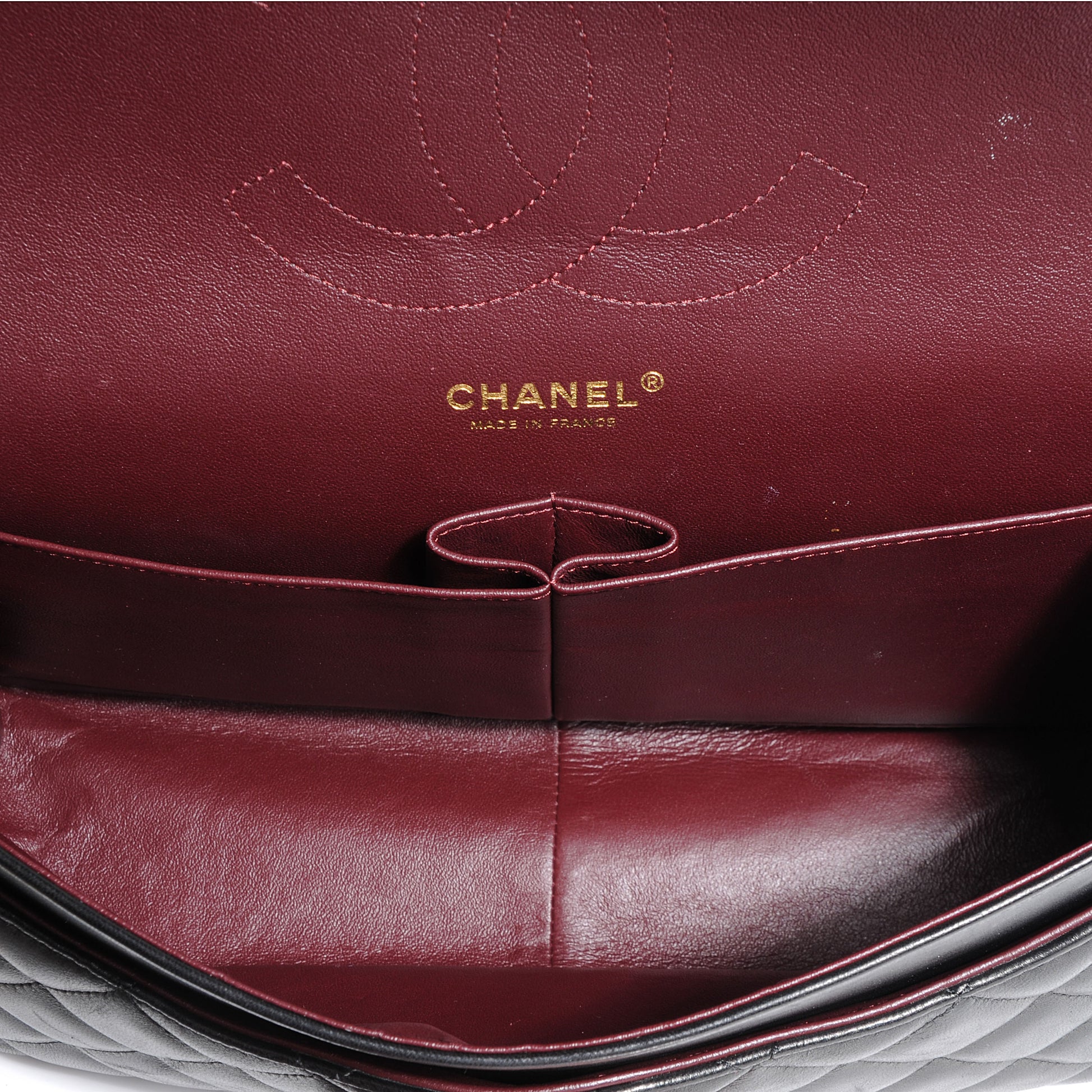 Chanel Lambskin Jumbo Double Flap Black 5 of 7