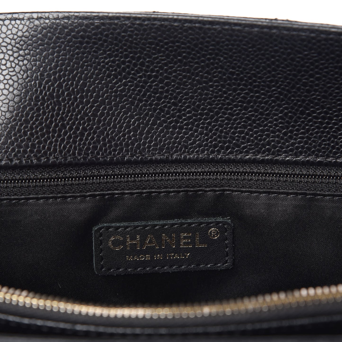Caviar Quilted Grand Shopping Tote GST Black