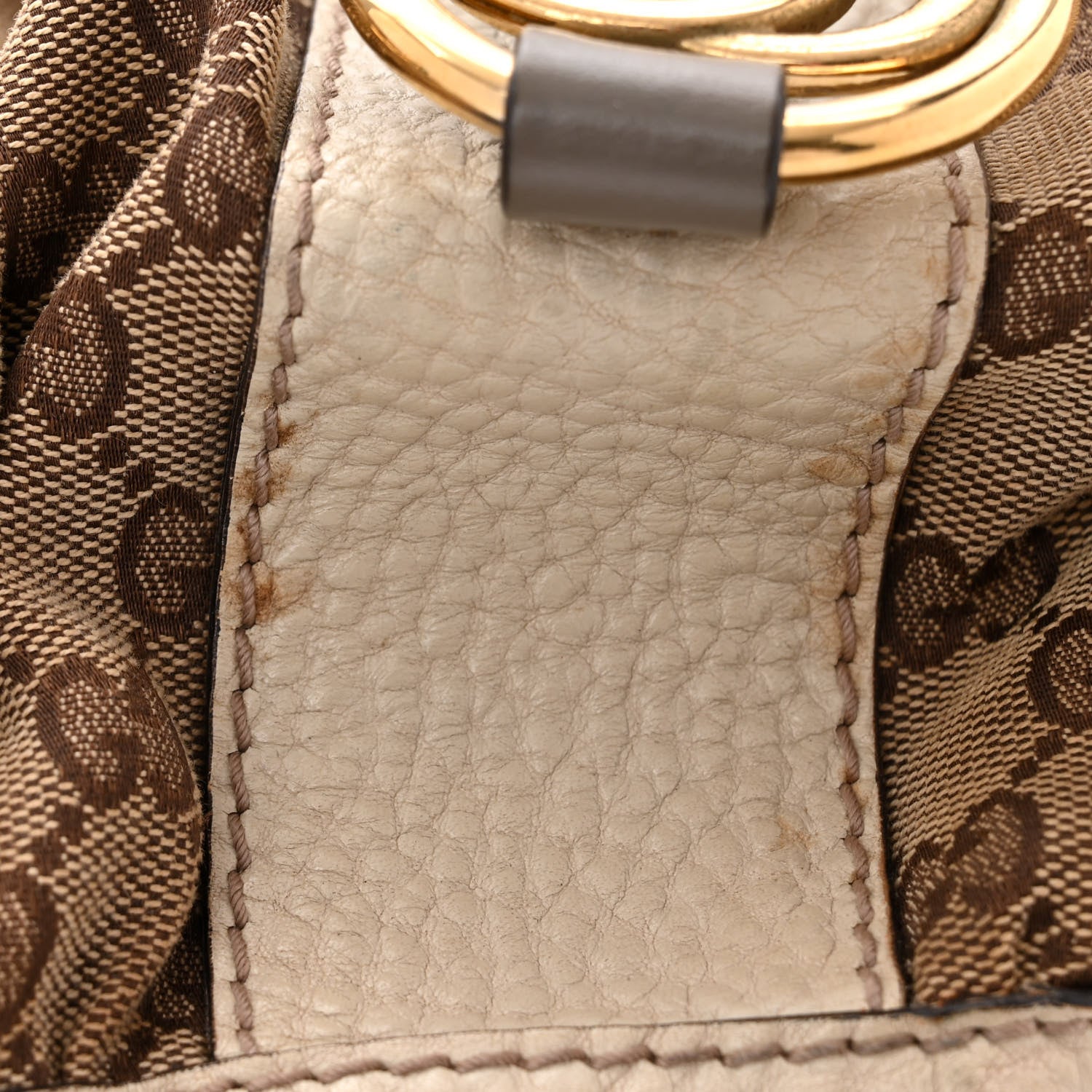 Gucci Monogram Medium Interlocking Icon Tote Ivory 13 of 17