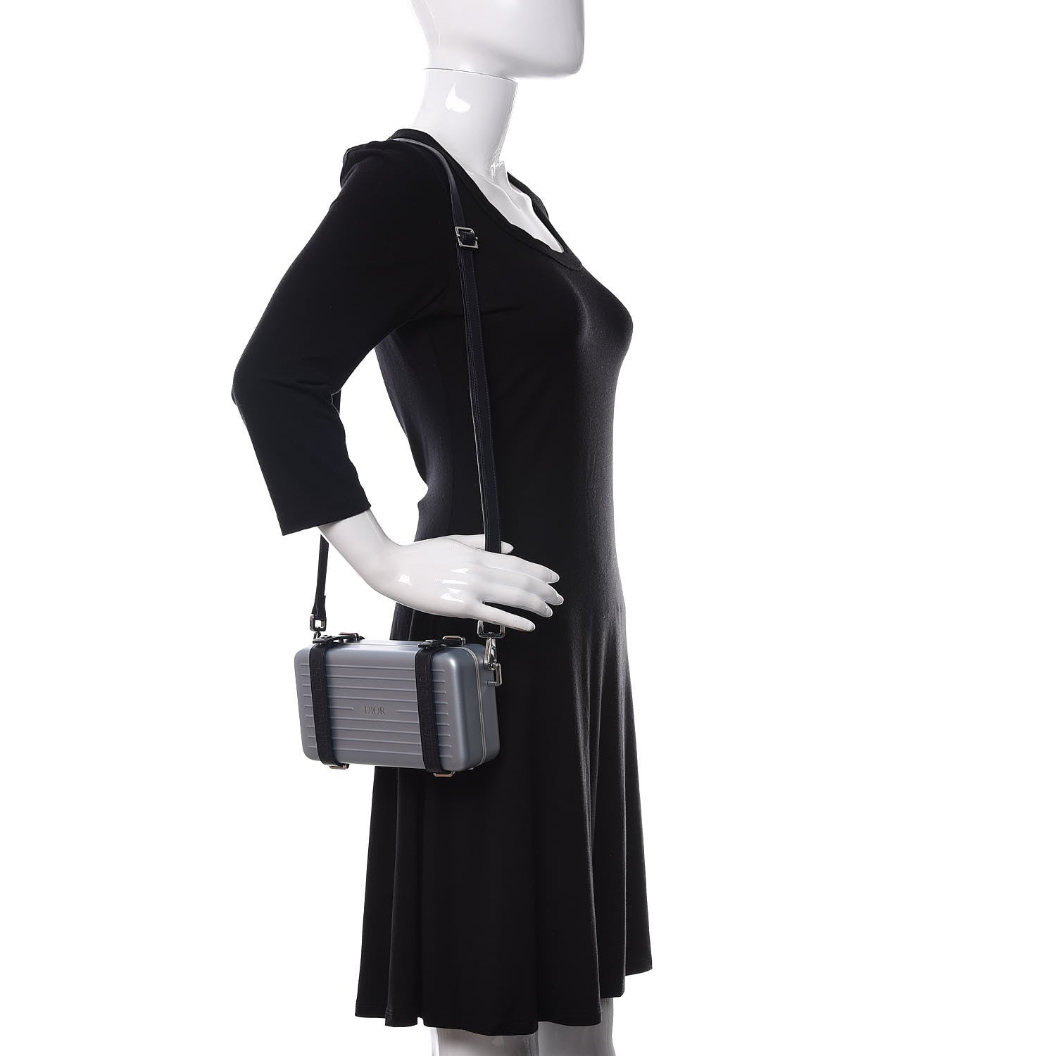 Christian Dior X RIMOWA Aluminum Personal Clutch On Strap Bleu 2 of 11