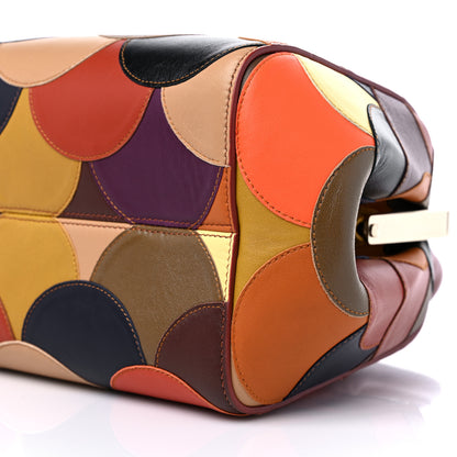 Chloe Shiny Calfskin Scalloped Patchwork Medium Joyce Multicolor 8 of 8
