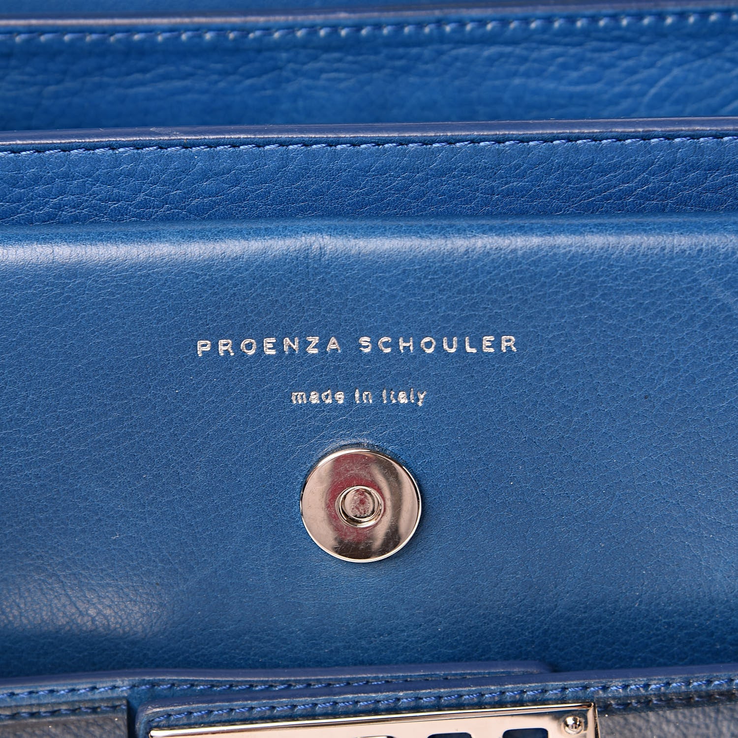 Proenza Schouler Calfskin PS11 Classic Shoulder Bag Bright Blue 6 of 11