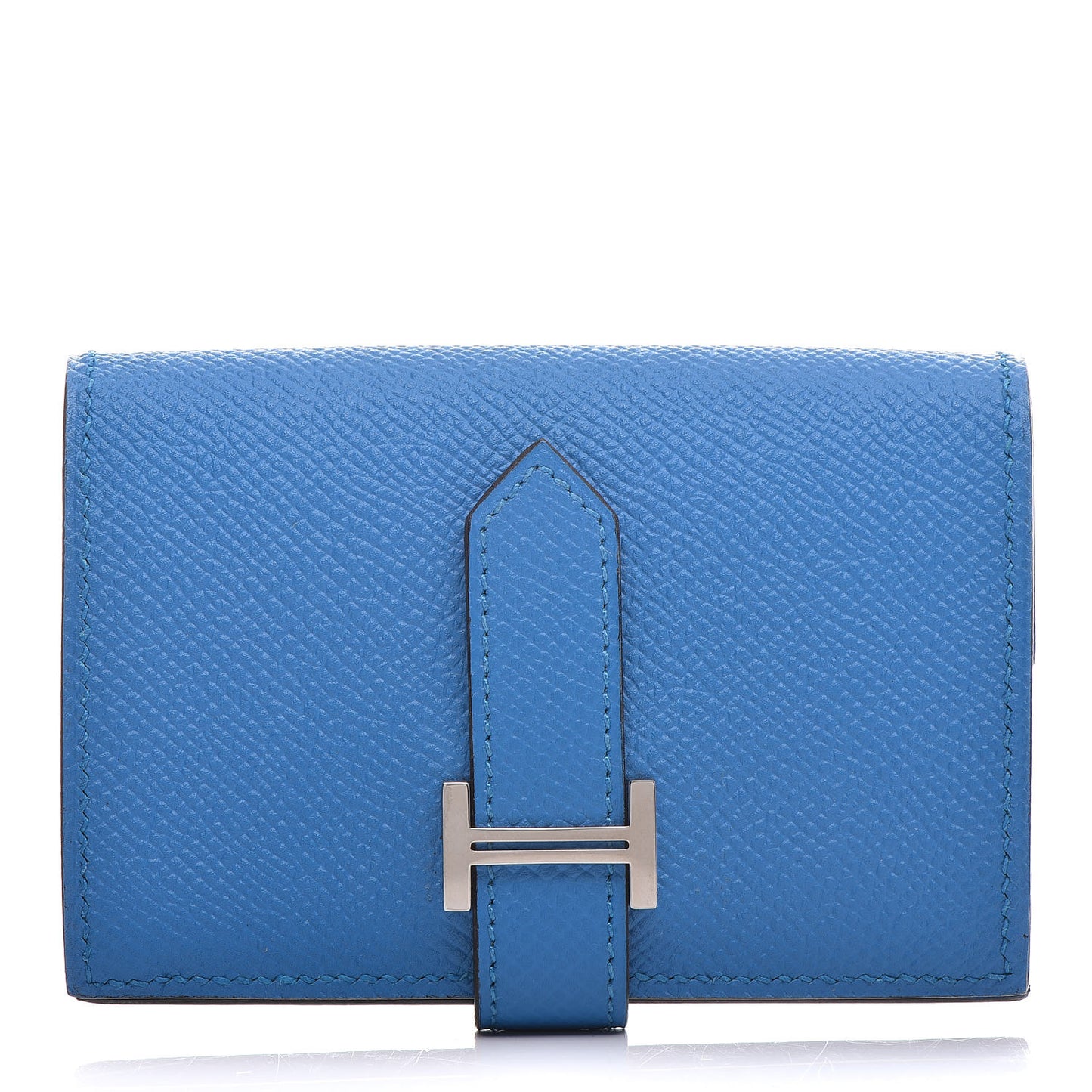 Epsom Mini Bearn Wallet Bleu Zellige