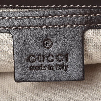 Gucci GG Supreme Monogram Belt Bag Dark Brown 7 of 8