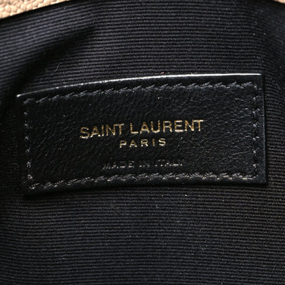 Saint Laurent Grain De Poudre Uptown Pouch Dark Beige 6 of 11