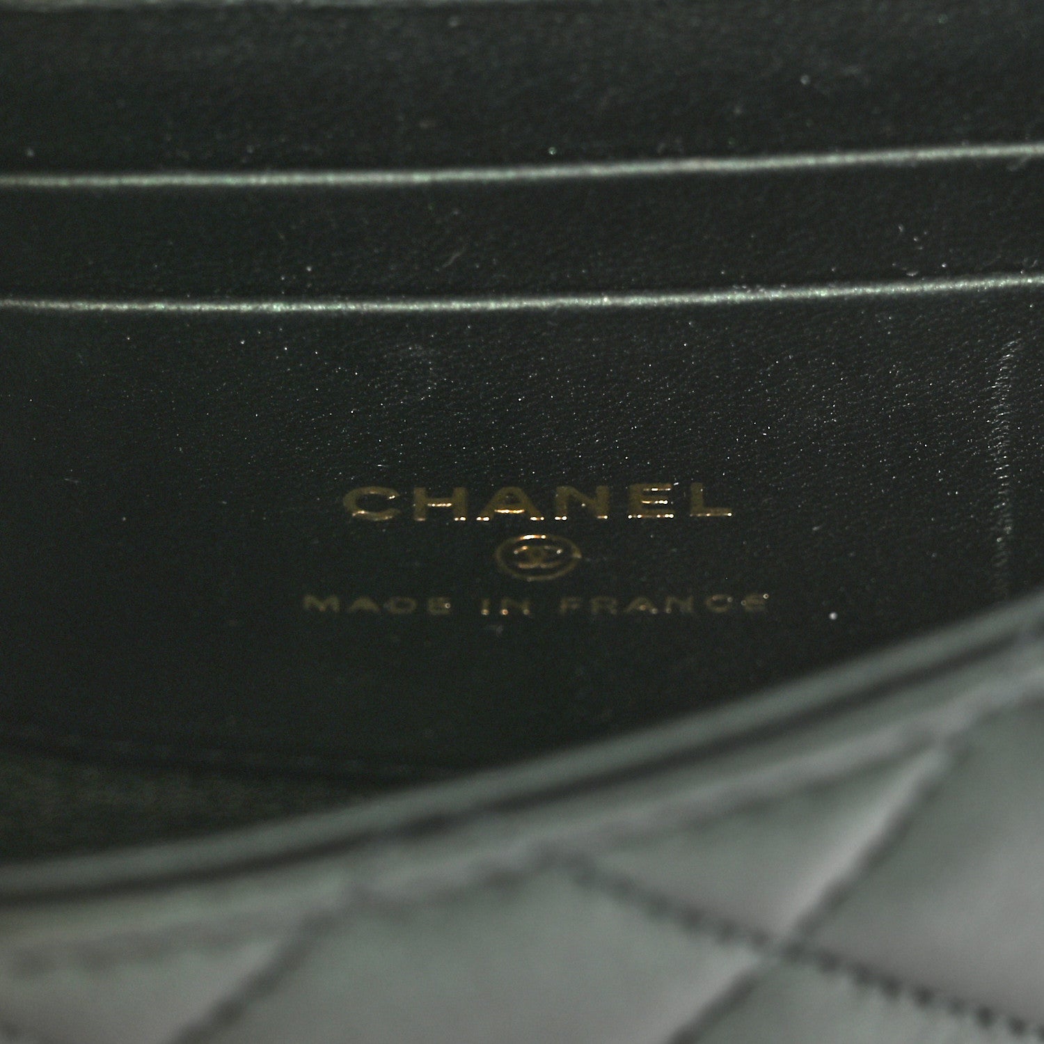 Chanel Iridescent Lambskin Quilted Top Handle Clutch With Chain Dark Green 7 of 13