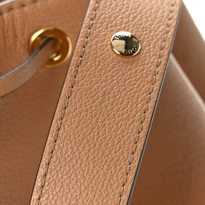 Louis Vuitton Calfskin Lockme Bucket MM Arizona Beige 10 of 11