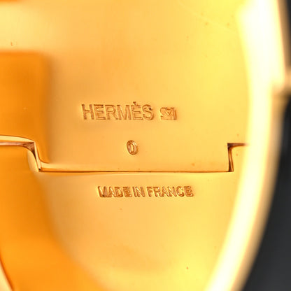 Hermes Enamel Extra Wide Clic H Bracelet PM Black 5 of 5