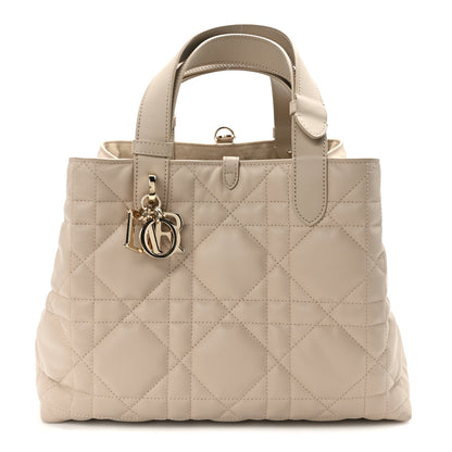 Christian Dior Calfskin Macrocannage Medium Toujour Powder Beige 1 of 12
