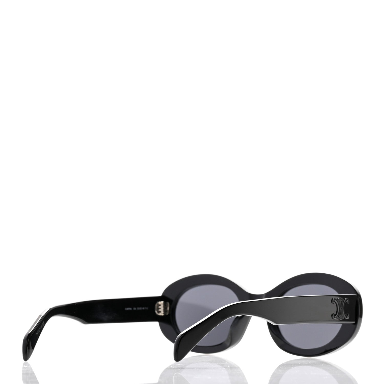 Celine Acetate Triomphe 01 Sunglasses CL 40194U Black 4 of 10