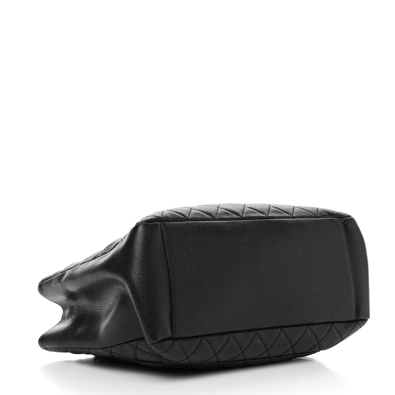 Chanel Caviar Quilted Grand Shopping Tote GST Black 3 of 4