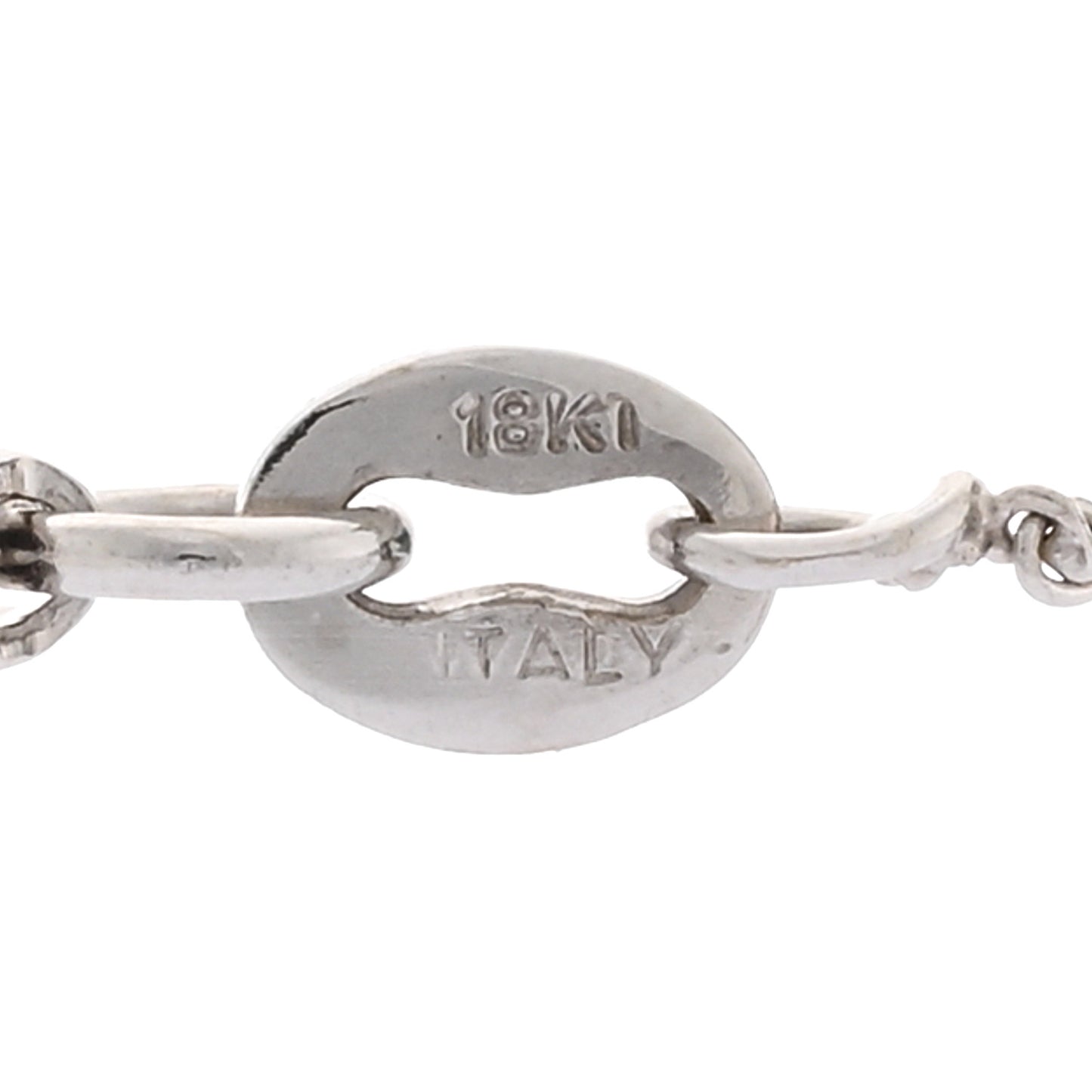 18K White Gold Black Diamond Soccer Ball Pendant Necklace