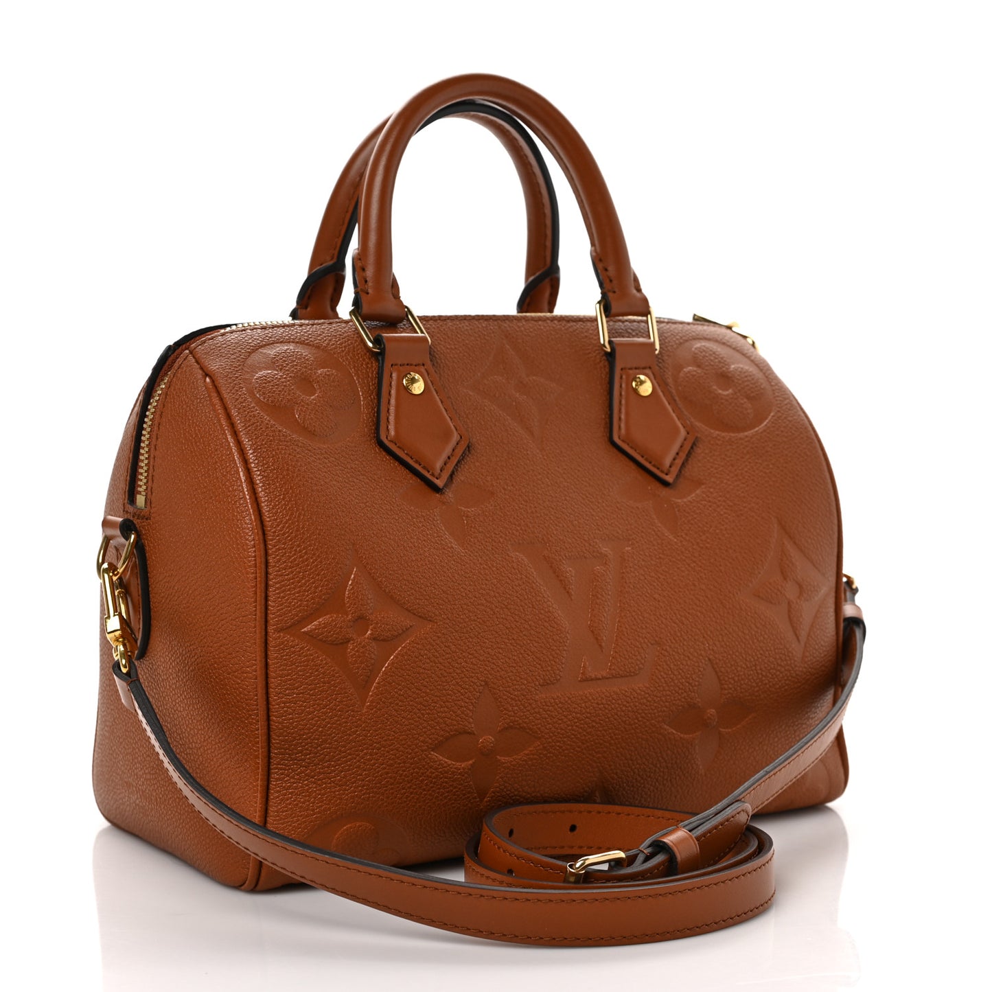 Empreinte Monogram Giant Speedy Bandouliere 25 Cognac