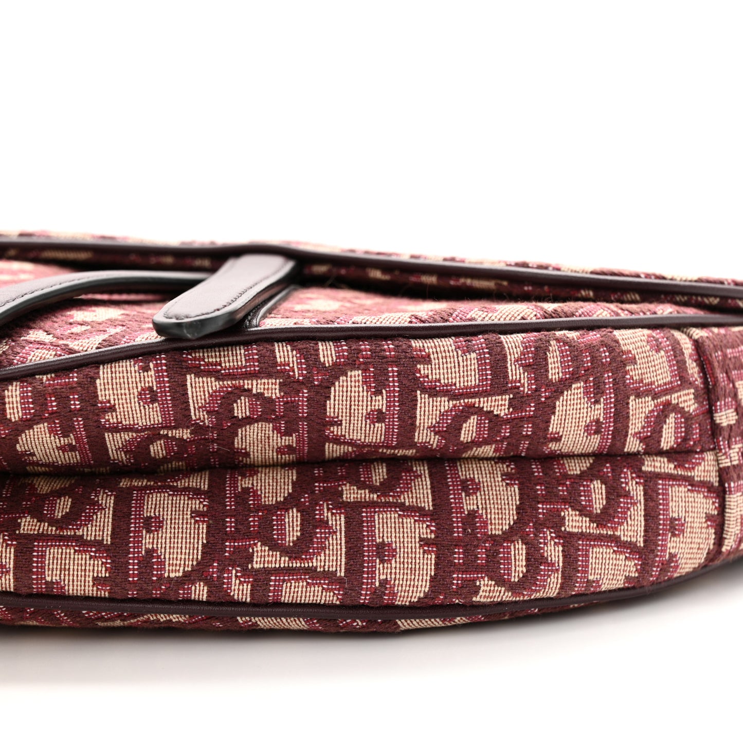 Oblique Saddle Bag Burgundy