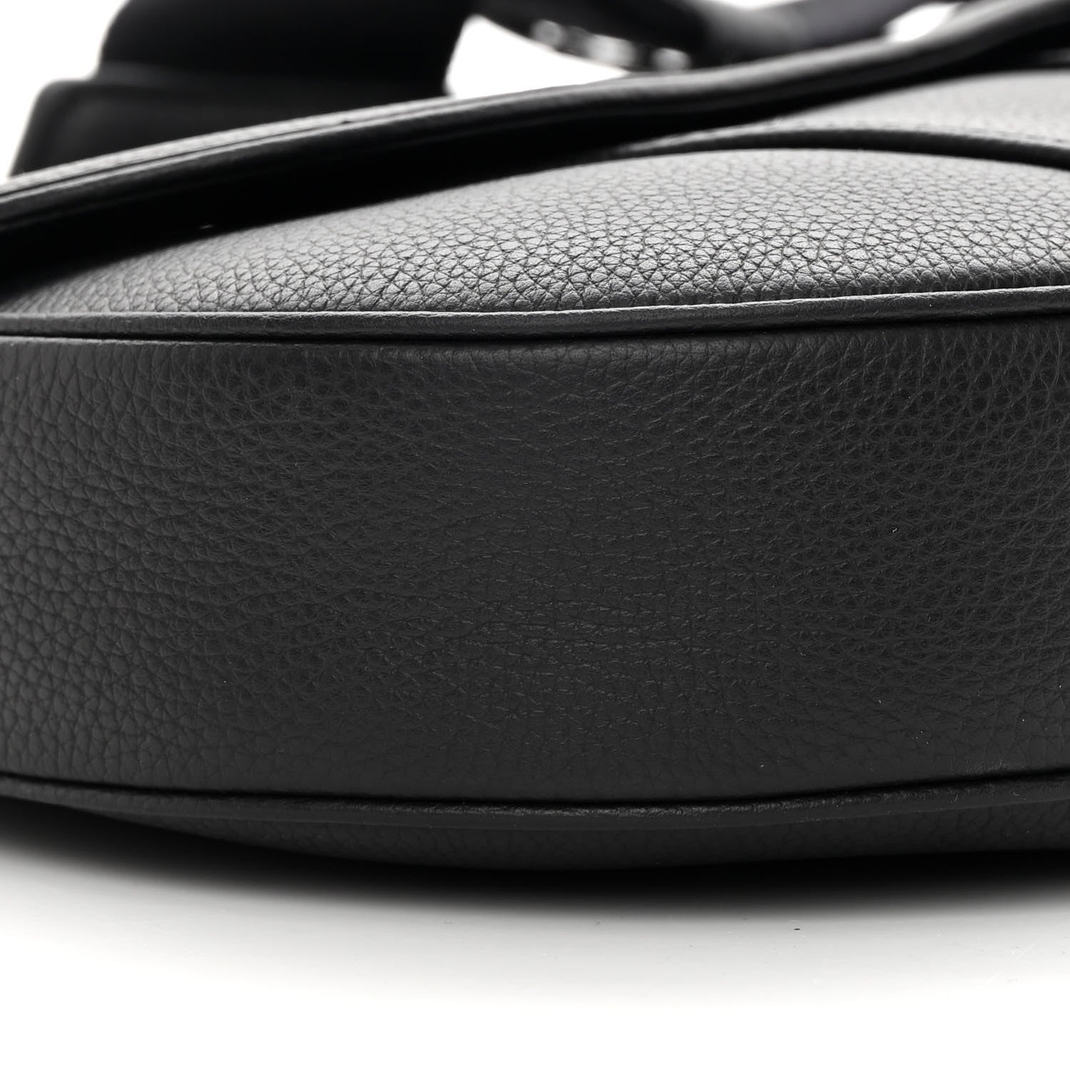 Christian Dior Grained Calfskin Mens Maxi Saddle Bag Back 10 of 15