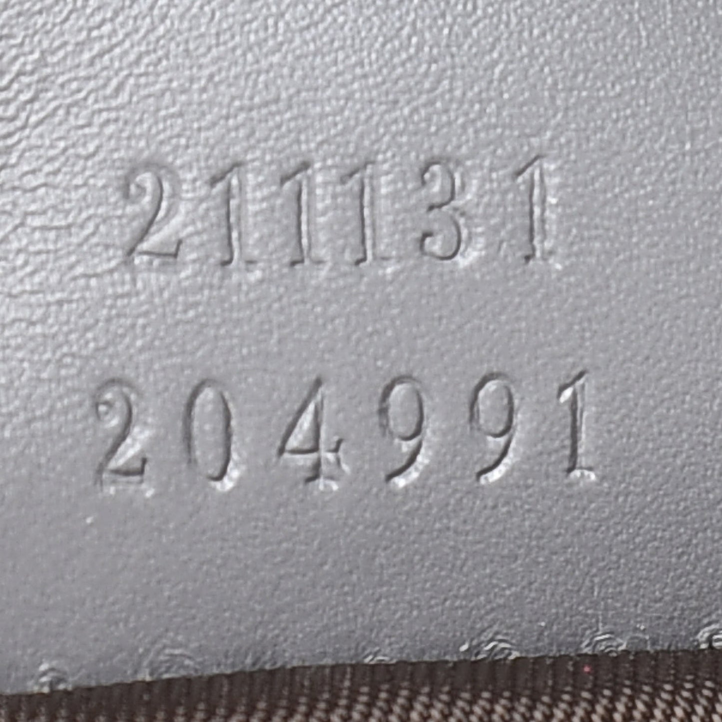 GG Plus Monogram Messenger Diaper Bag Ecru Grigio