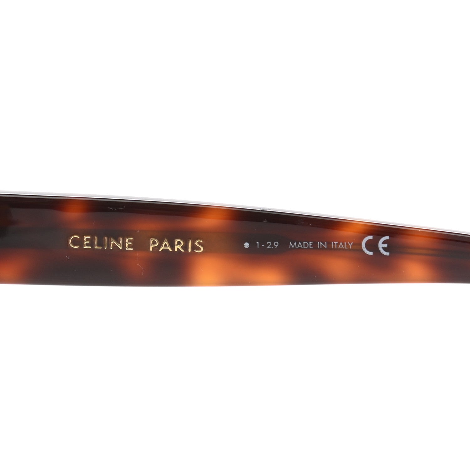 Celine Acetate Crystal Butterfly Sunglasses CL 4067IS Dark Havana 5 of 7