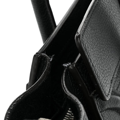 Celine Drummed Calfskin Micro Luggage Black 21 of 25