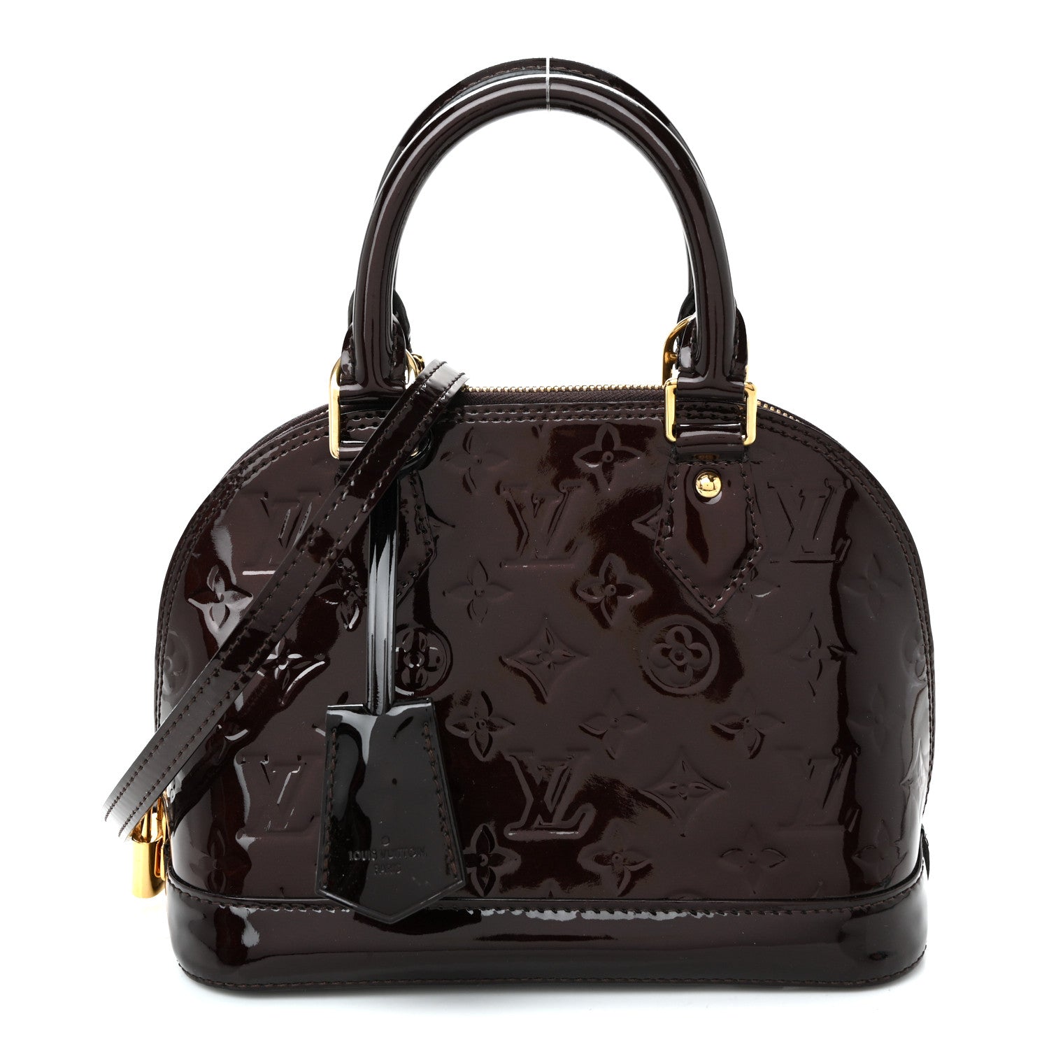 Louis Vuitton Vernis Alma BB Amarante 1 of 10