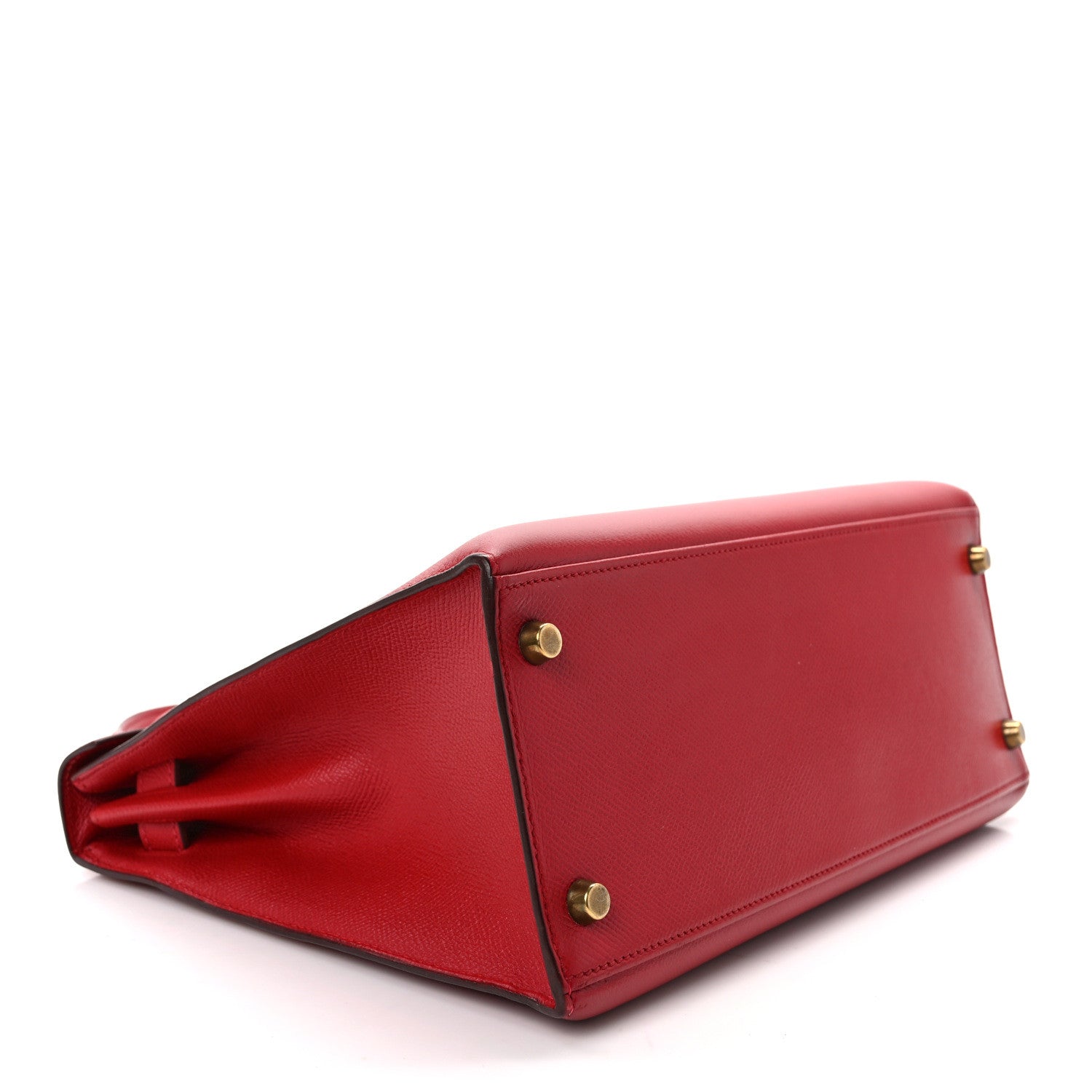 Hermes Courchevel Kelly Sellier 28 Rouge Vif 4 of 16