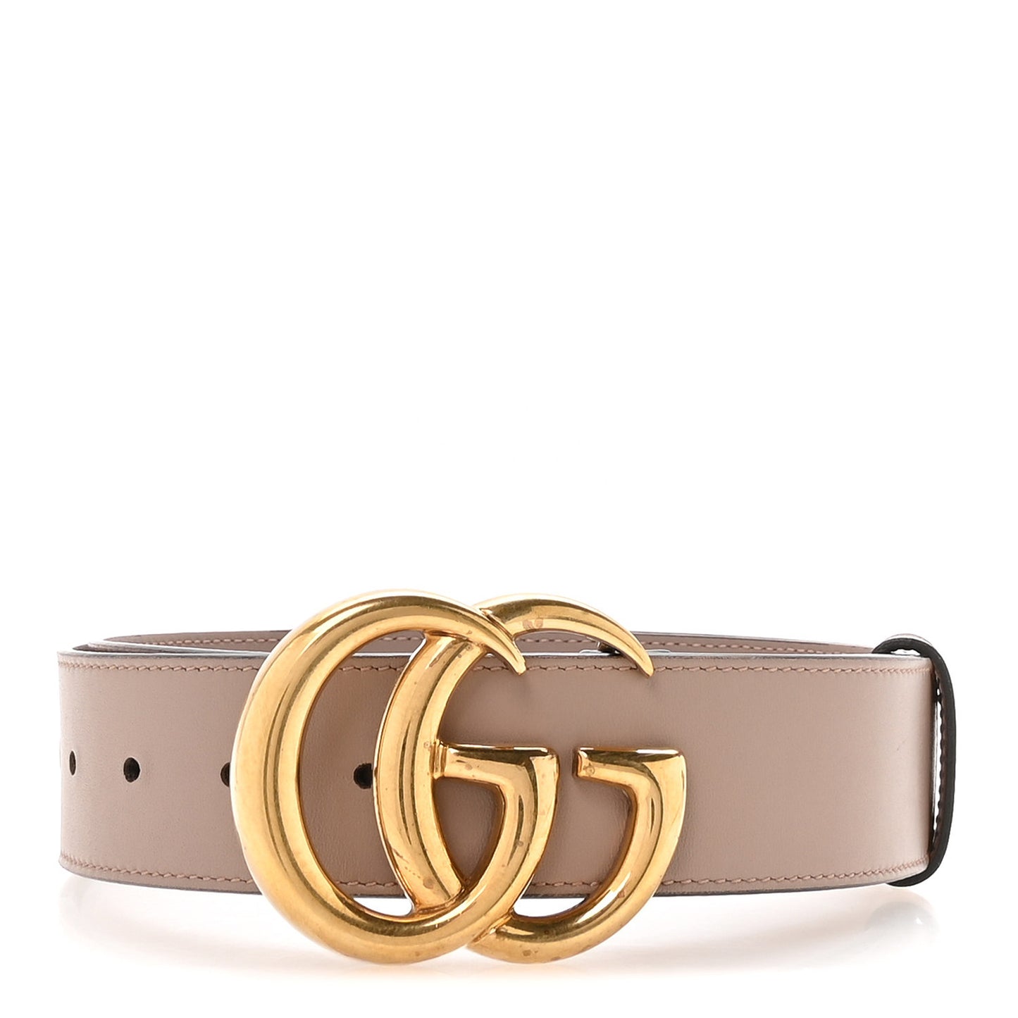 Calfskin Double G 40mm Belt 95 38 Porcelain Rose