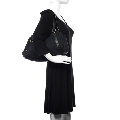 Gucci Monogram Medium Abbey Shoulder Bag Black 2 of 9