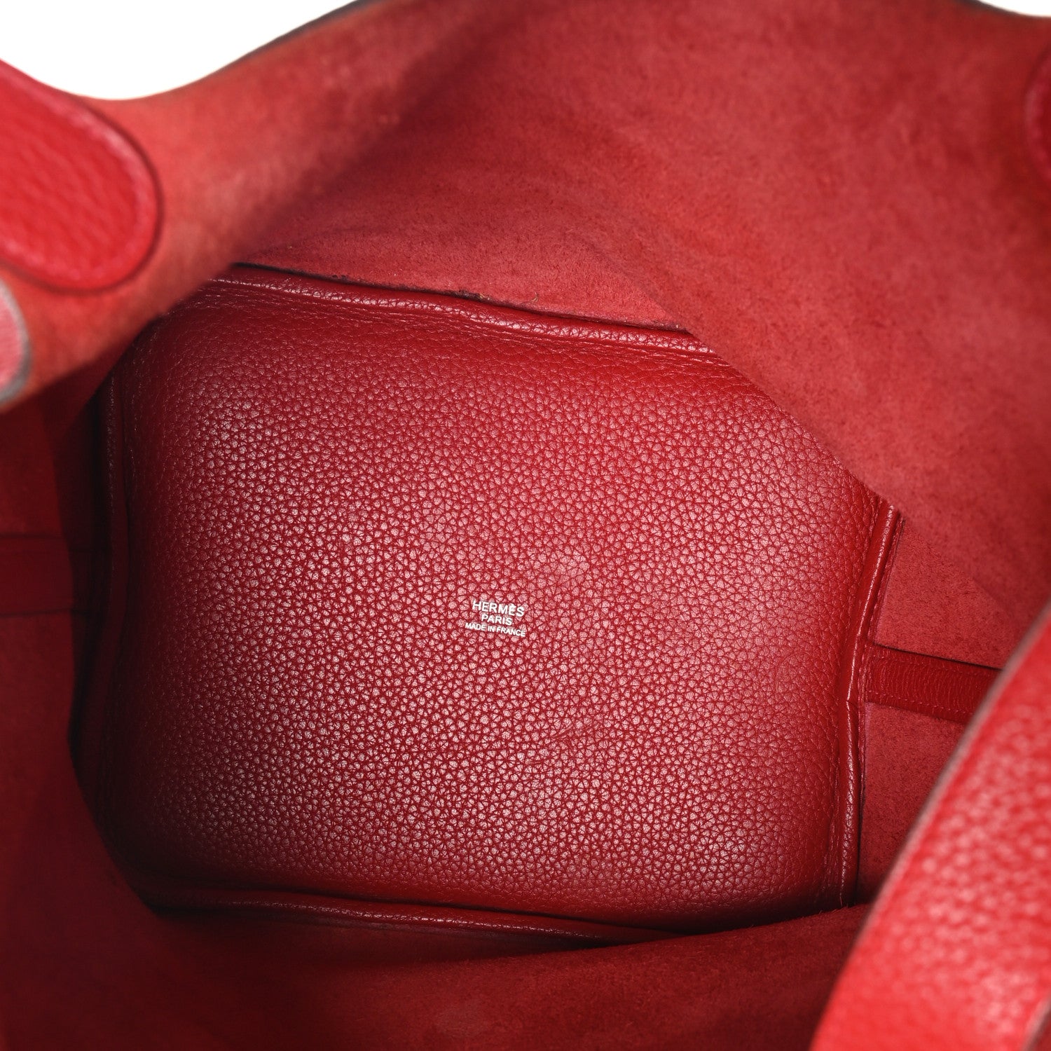 Hermes Taurillon Clemence Picotin Lock 22 MM Rouge Casaque 5 of 10