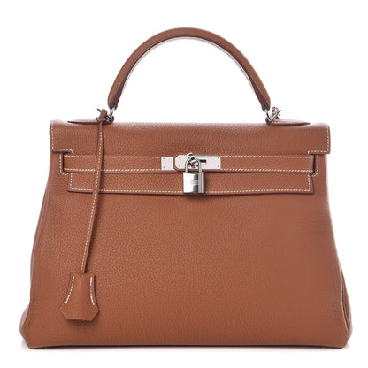 Hermes Togo Kelly Retourne 32 Gold 1 of 32