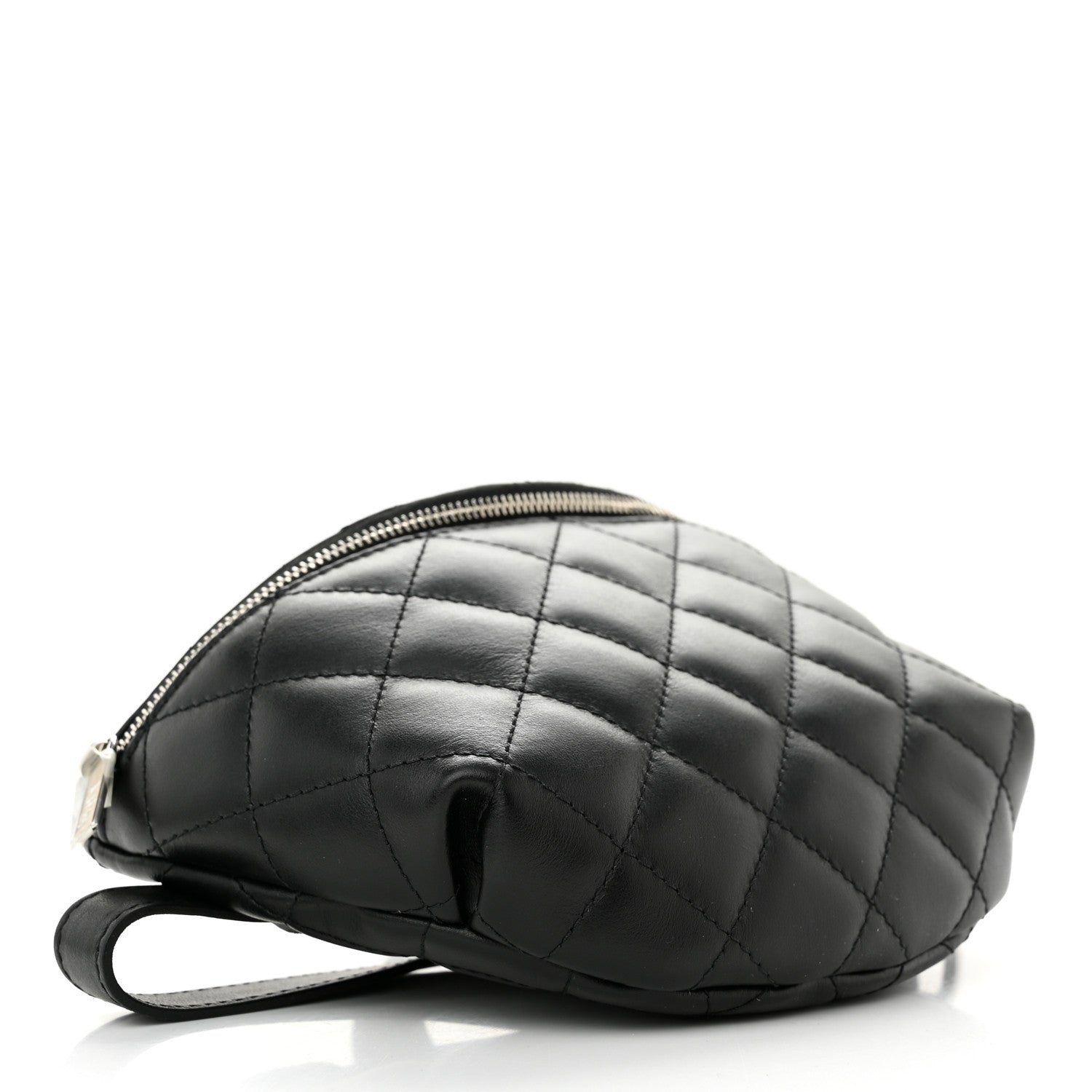 Chanel Calfskin Quilted Waist Belt Bag Black 4 of 11