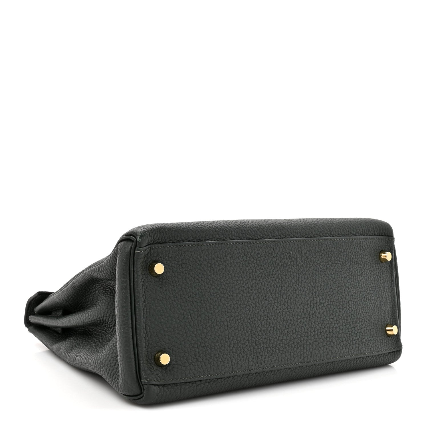 Hermes Togo Kelly Retourne 28 Vert Fonce 4 of 16
