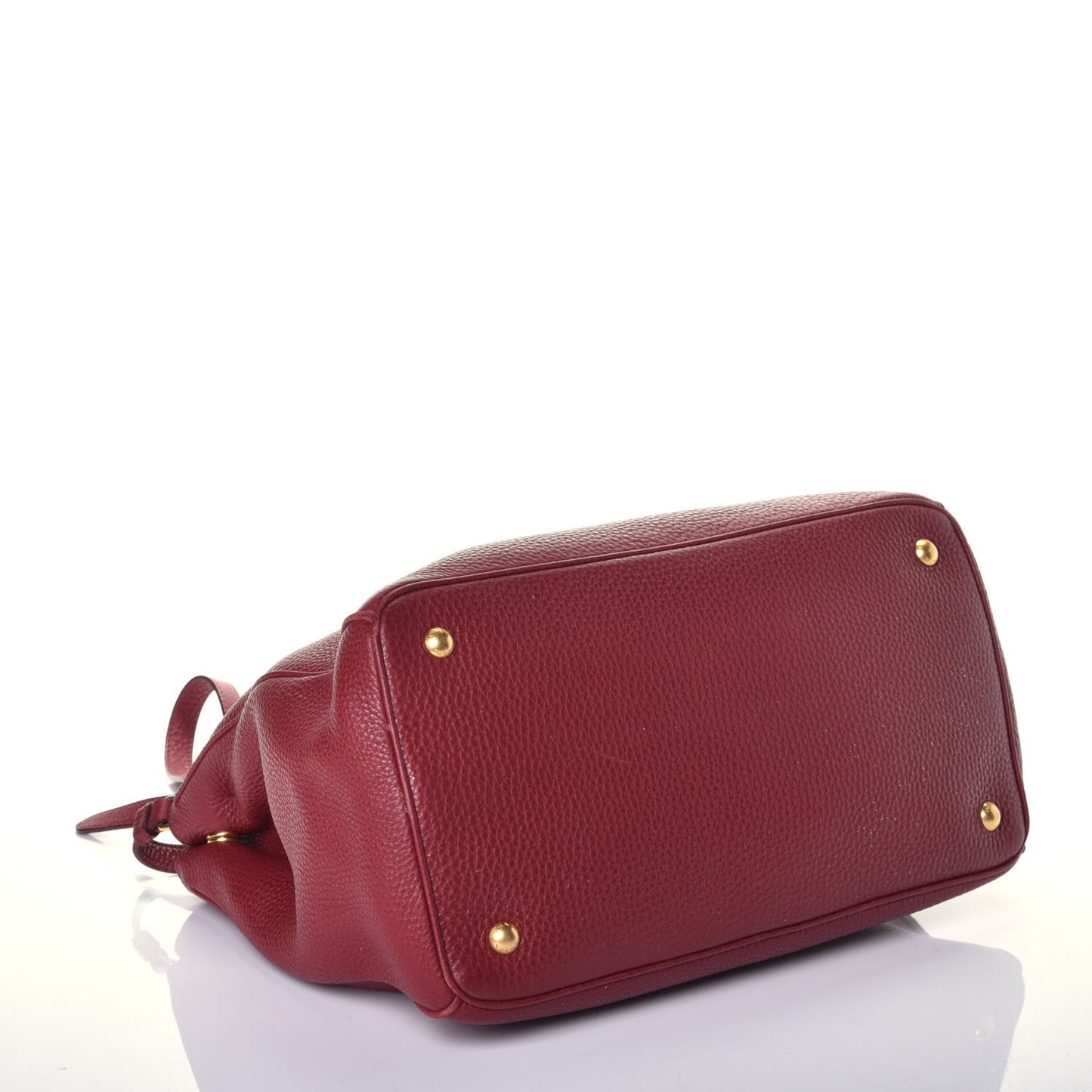 Vitello Shopping Tote Rubino